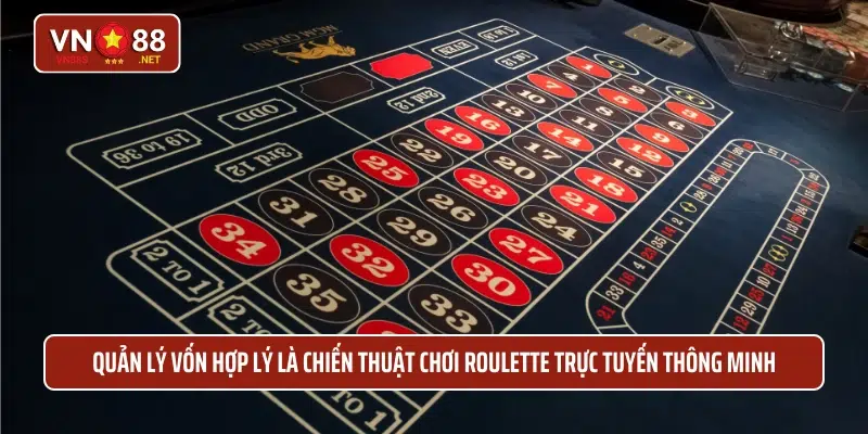 Quản lý vốn hợp lý là chiến thuật chơi Roulette trực tuyến thông minh